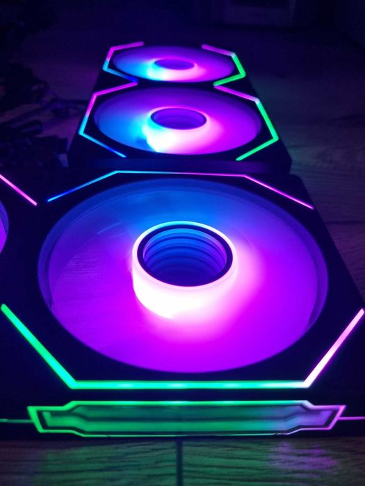 Ventilatoare PC ARGB ID-Cooling 120mm PWM 800-1600 RPM negru