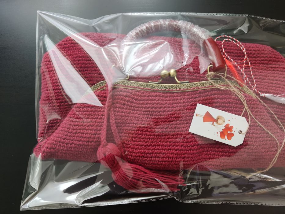 Poșetă unicat croșetată