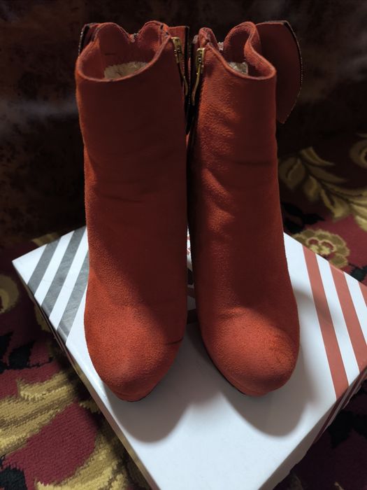 Zamsh sapog moddniy kabluklig