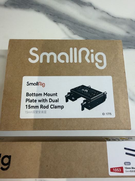 SmallRig Baseplate Dual 15mm Rod Clamp