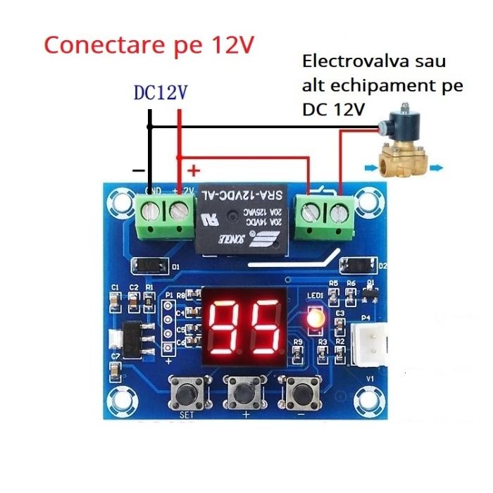 Modul SENZOR UMIDITATE sol cu releu pt SISTEM IRIGATIE automat