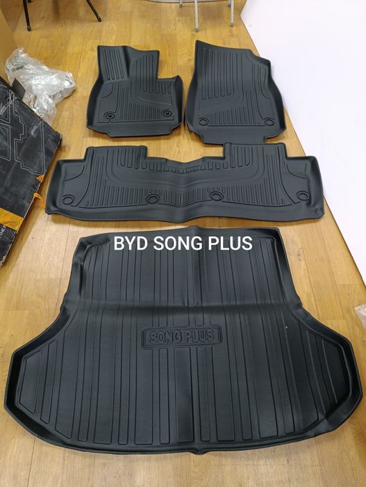 Полики коврики в салон и багажник BYD SONG PLUS 2025