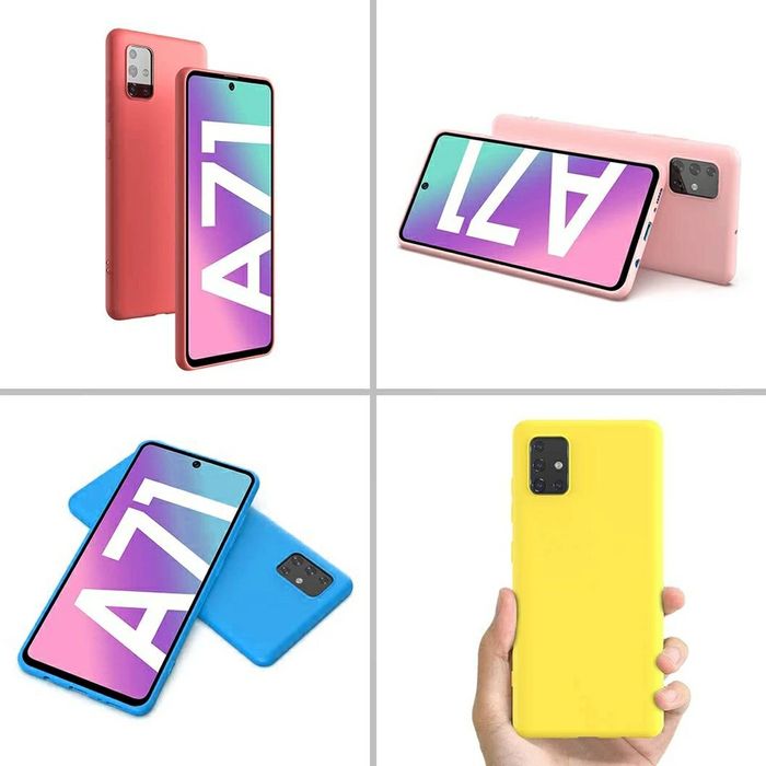 Матов Силиконов Кейс за Samsung Galaxy A21s A41 A51 A71 A40 A50 A70