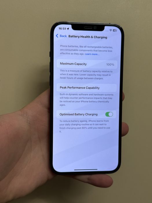 ГАРАНЦИЯ ДО 02.2027 / Батерия 100% / iPhone 12 Pro Max 128 GB Graphite