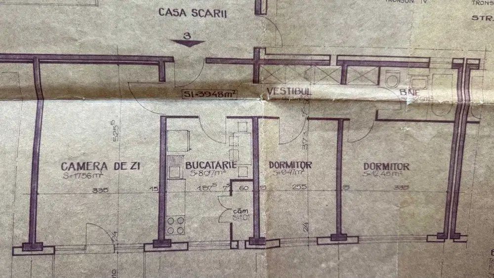 Apartament 3 camere decomandat - Plantelor