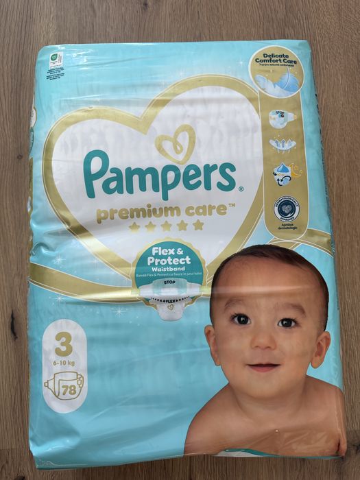 Пелени Pampers Premium Care 3 - 78 броя