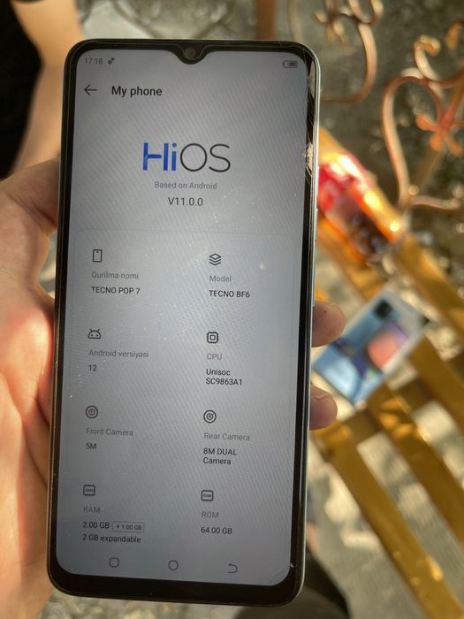 Tecno pop 7 64 talik