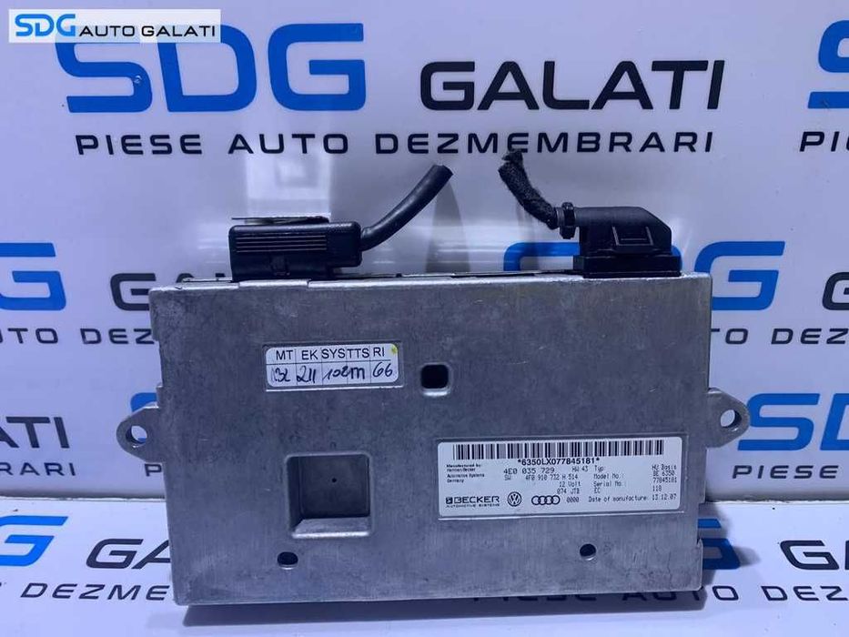 Unitate Modul Calculator MMI Navigatie Audi A6 C6 2005 - 2011 Cod 4E0035729 4F0910732H 4F0910732HX