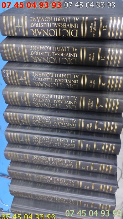 Dictionar universal ilustrat al limbii romane 12 volume cartonate