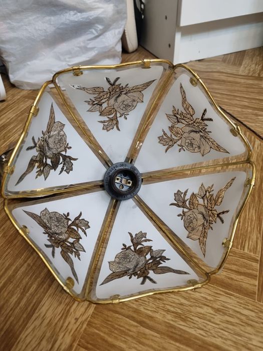 Люстра лампа и плафон вместе