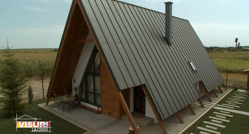 Fac case căsuțe cabane cu dormitor și sufragerie