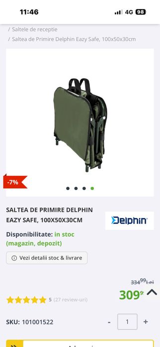 Saltea noua de primit pestele