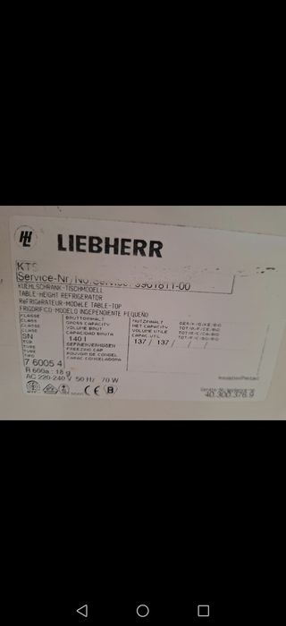 Frigider Liebherr