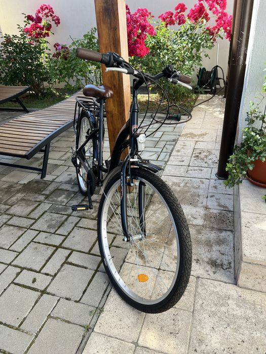 Bicicleta dama Licorne Stella Premium, 21 viteze, negru, 26 inchi