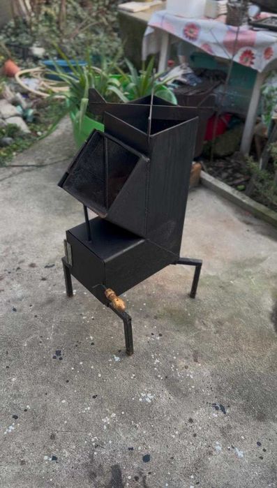 Sobiță rachetă 150x 150x 5mm-ideală pentru gătit afară, ceaun și plită