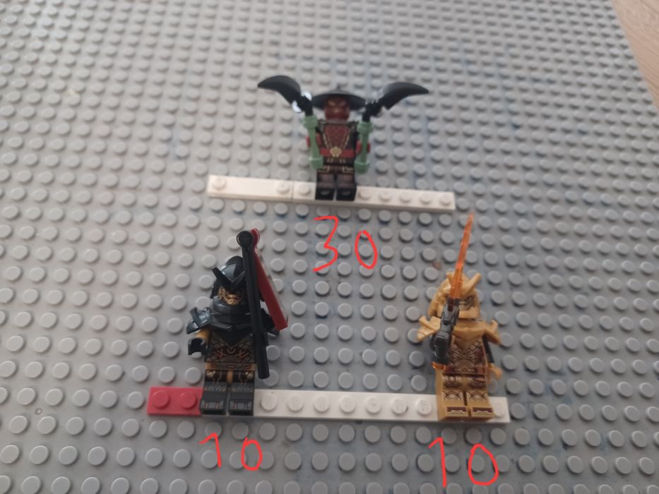 Minifigurine lego ninjago