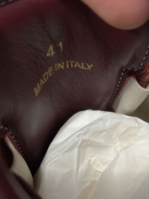 Maison Margiela Gats low burgundy 41