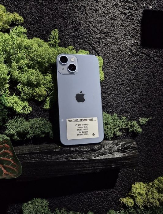 iPhone 14 128gb Blue Neverlocked Bat 100%/Fact+Garantie
