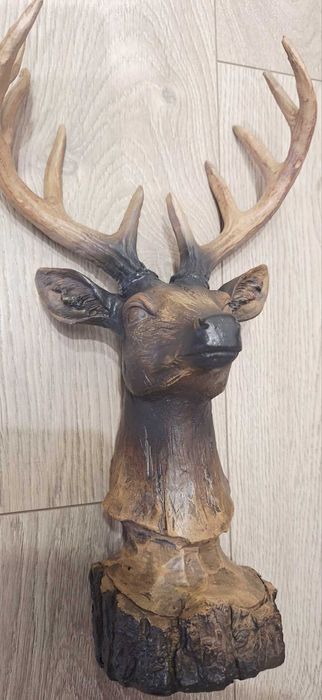 Нова Статуетка Елен - Трофей - Сувенир Еленче с Рога - 36см