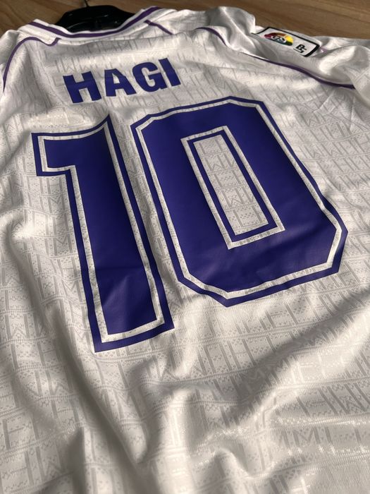 Tricou de fotbal Hummel Real Madrid Hagi 10 pe spate marime M