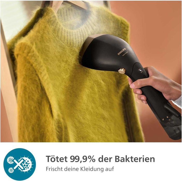 ПРОМО Нов 2г Гаранция Вертикален Ръчен Уред за Гладене с Пара Ютия Philips STH7060/80, 1500W