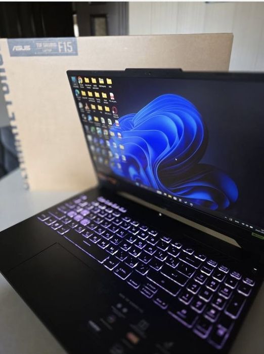 Asus TUF F15 (Qora rang) — Holati ideal, yangidek
