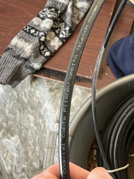 кабель 50м coaxial cable f116obu orbita telecom