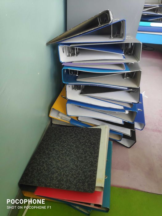 Твърди папки, класьори за документи A4 отлично запазени, 10 бр