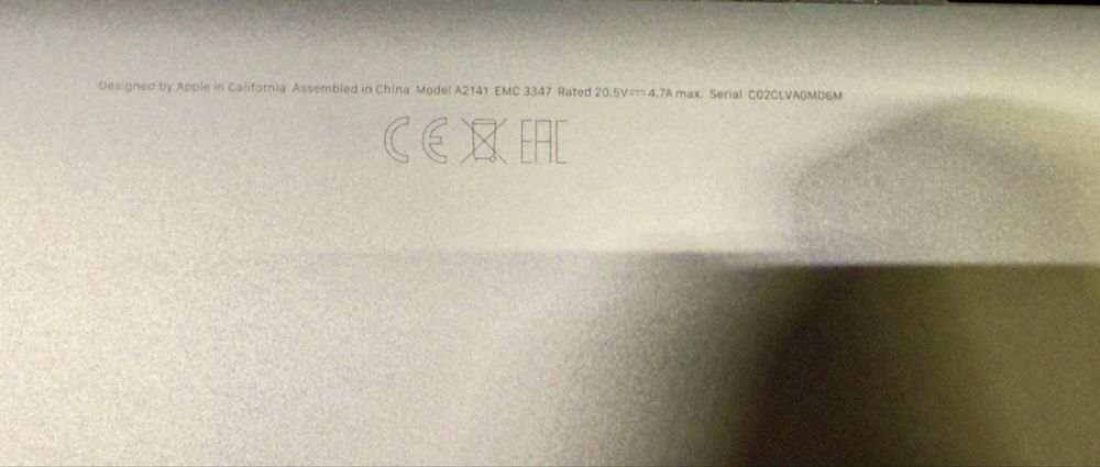 MacBook Pro | 16 inch | 512 GB | TouchBar