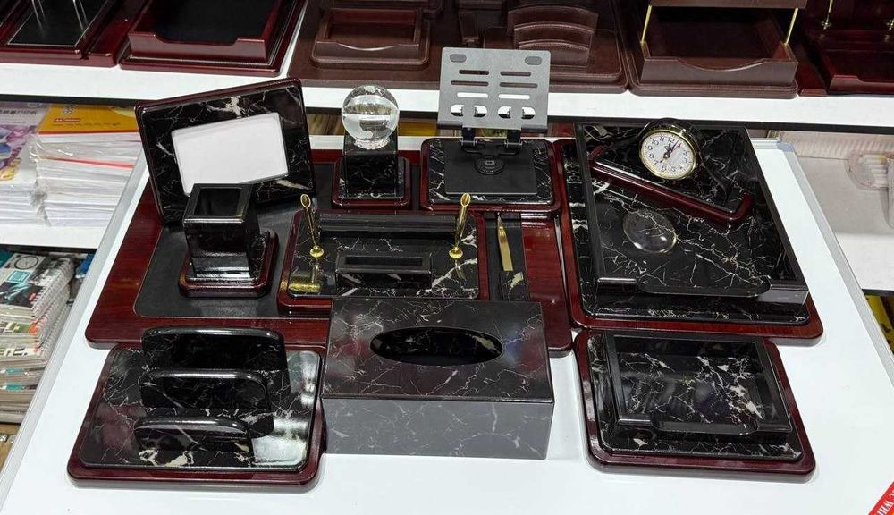 Настольный набор для руководителья / 12шт предметов  Премиум !