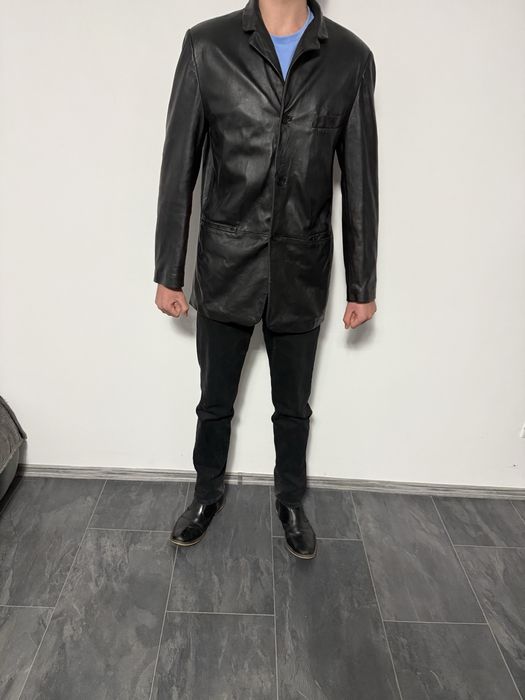 Palton Piele Vintage