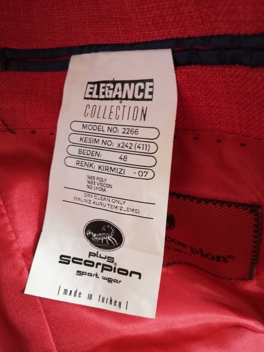 Sacou rosu pt bărbați