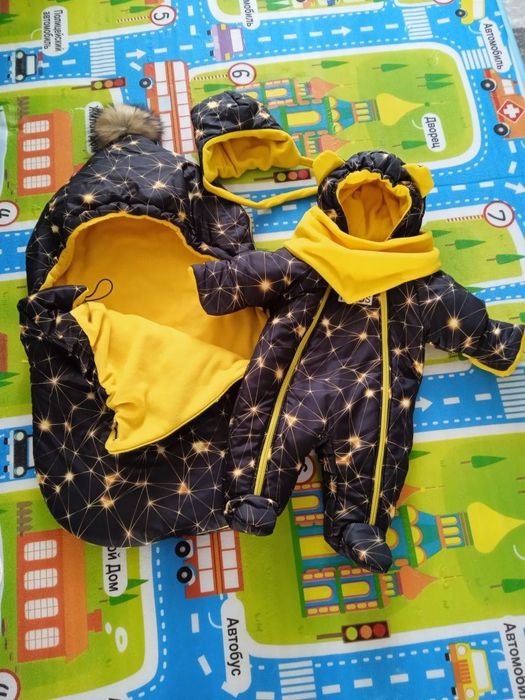 Комплект на выписку, зима.