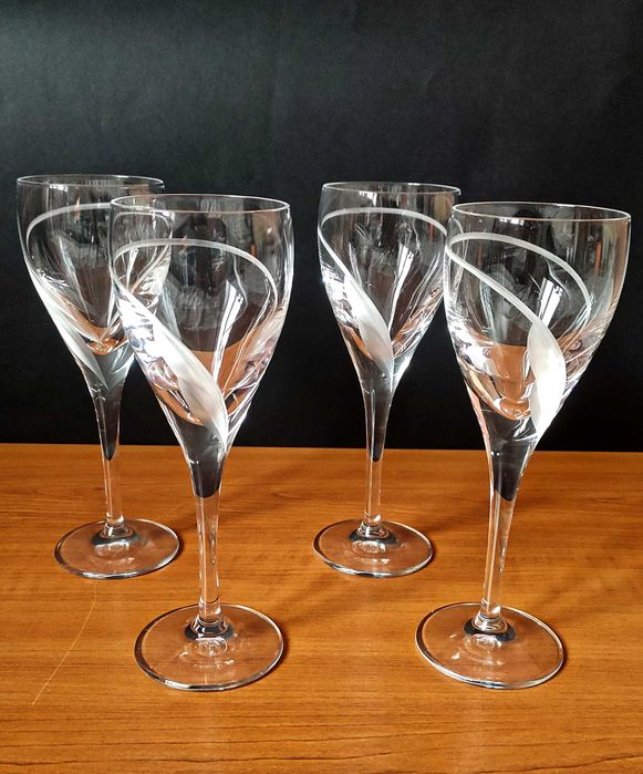 Ултраелегантни тежки кристални чаши комплект от 4 бр.