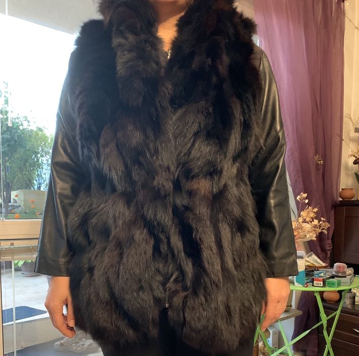 Ски яке, salomon, Естествен косъм лисица Л-ХЛ размер