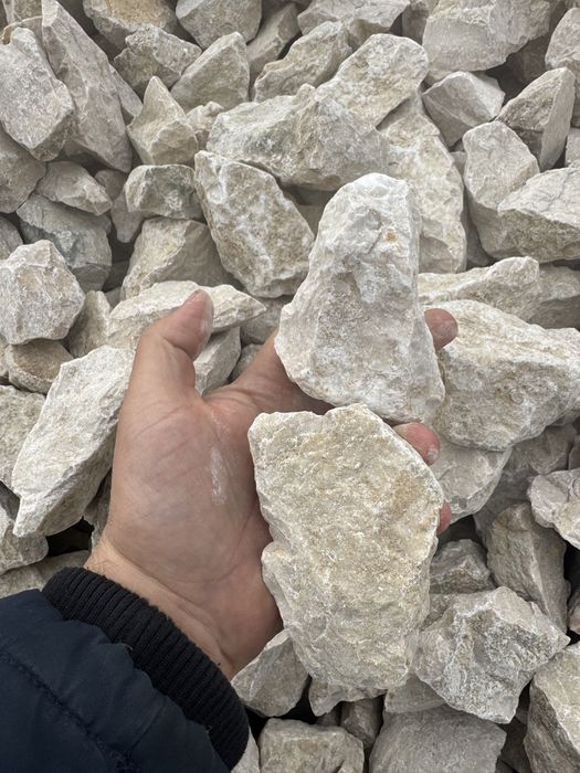 Piatra alba / calcar pentru garduri, alei si decor 30-90