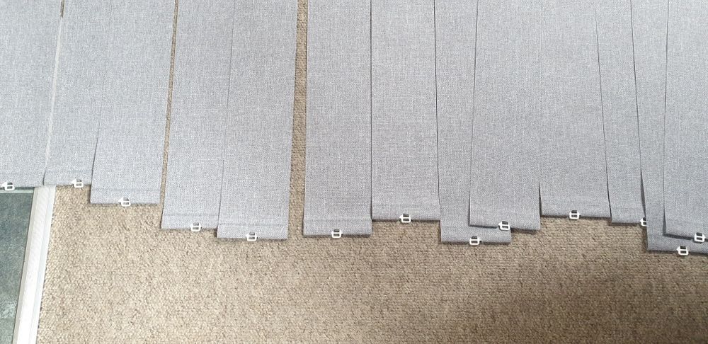 2x2 m jaluzele verticale doar