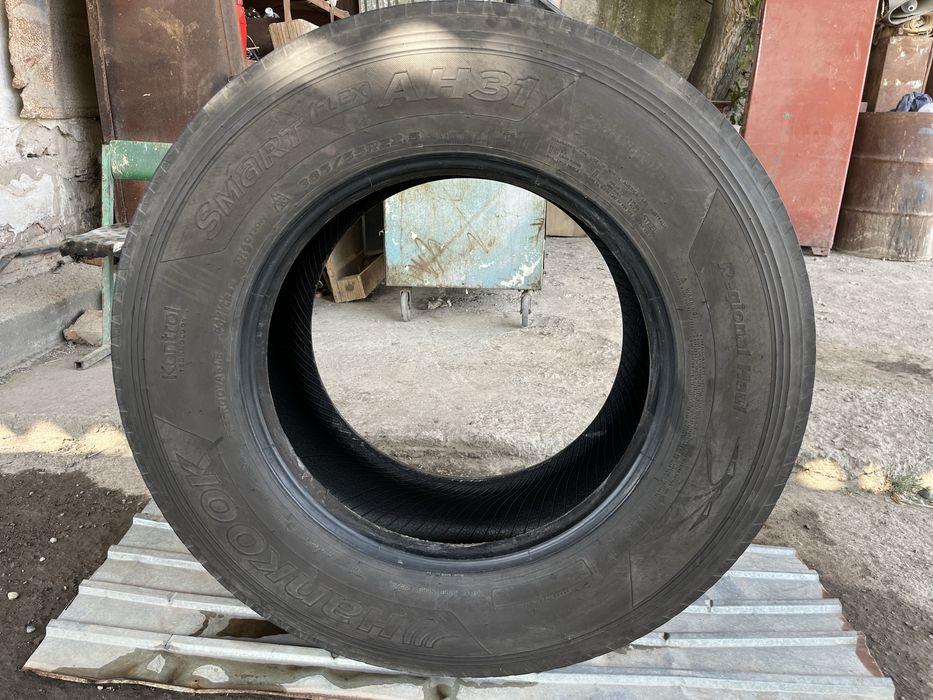 Hankook 385 55 R22.5 рулевые 90%