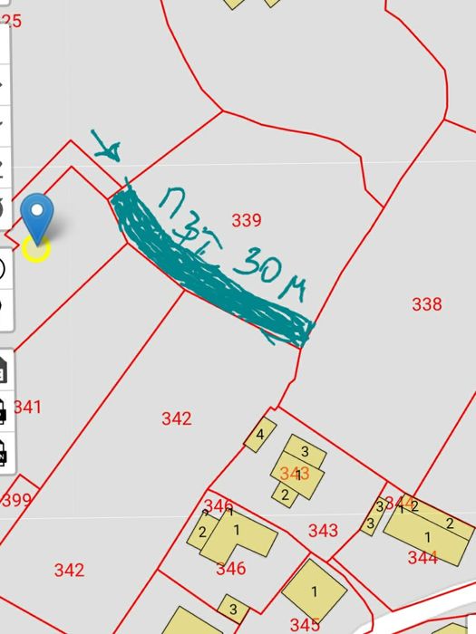 Продава се Парцел в Сливен, Промишлена зона - 1500 кв.м за 46 €/кв.м - Снимка #3