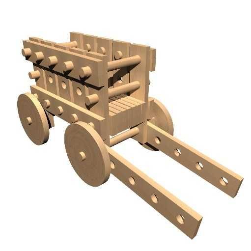 Продава детски дървен конструктор