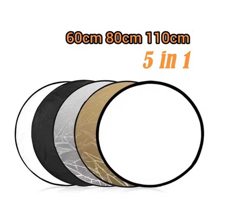 Фото рефлектор 5 в 1 , 80 см / Отражателен диск / Reflector 5in1