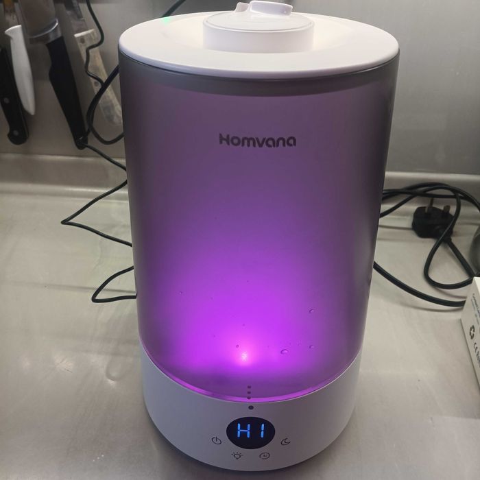 НОВ! Ултразвуков овлажнител за въздух 3.6 L – тих, с нощна лампа