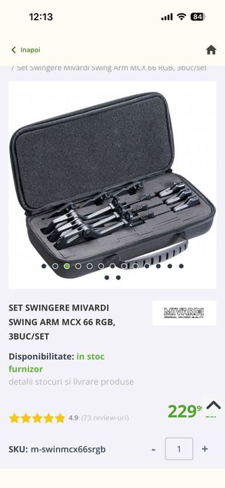 Vand set pescuit la crap