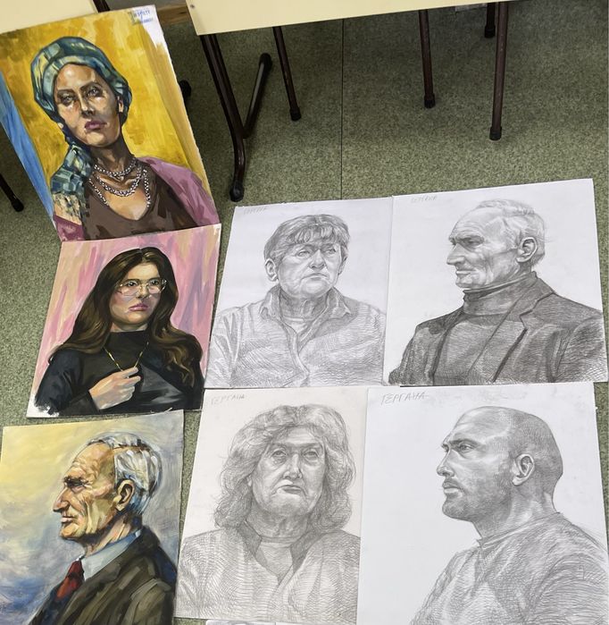 Портрет по поръчка - графика, живопис