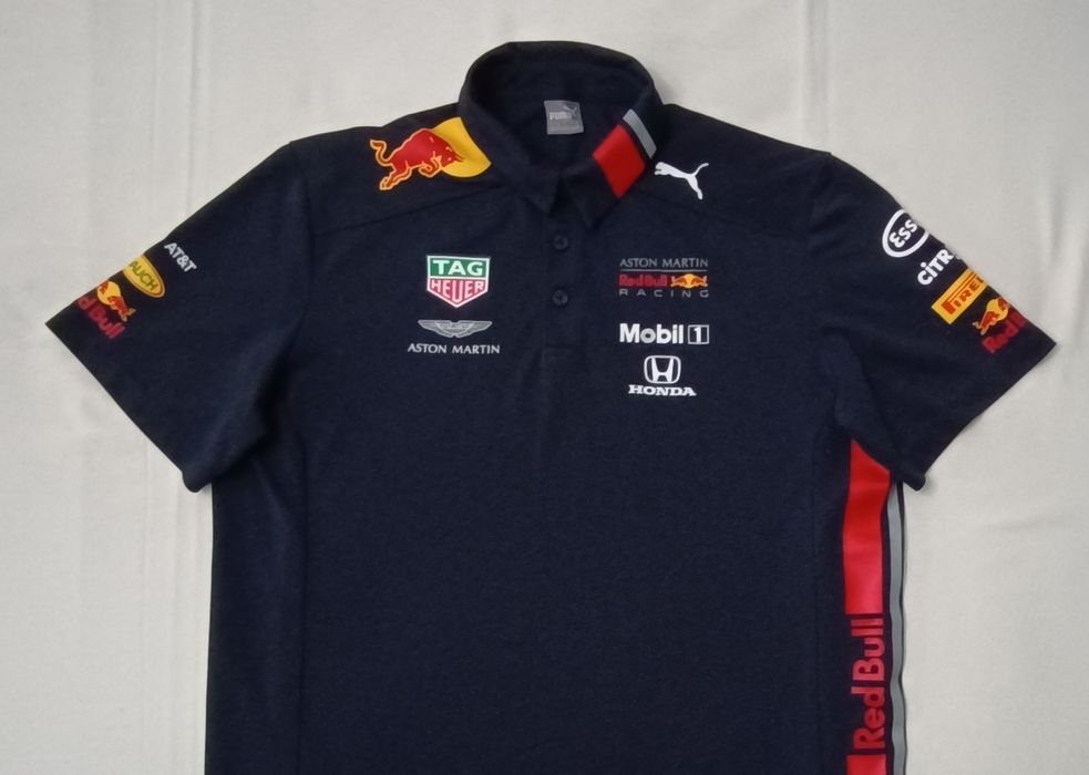 Puma Red Bull Racing Polo Shirt оригинална тениска XS Пума Ред Бул