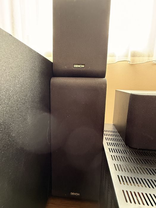 Sistem home cinema Denon 5.1 AVR-1311 + subwoofer activ + boxe