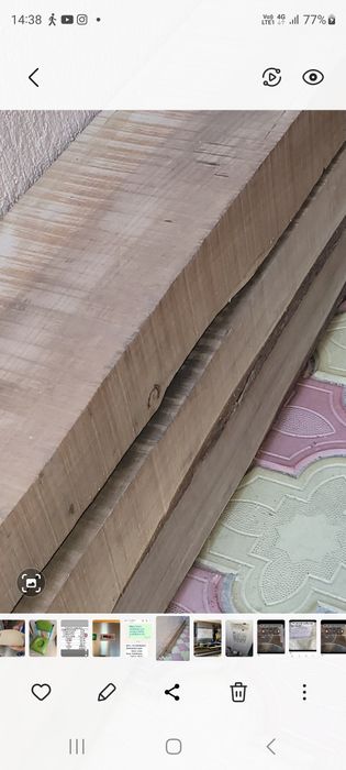 LEMN de NUC pentru pat de arme