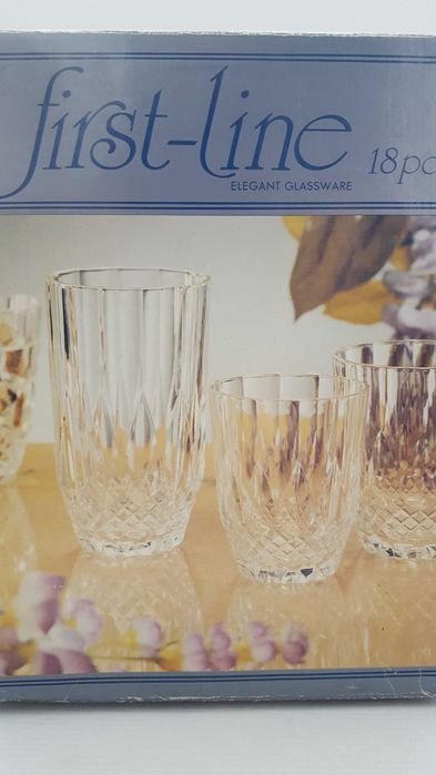 18 pahare set NOU în cutie originală