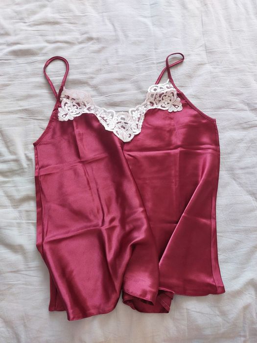 Шелковый комплект для сна пижама