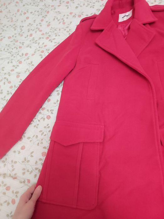Лёгкий польто розовый 5000тг